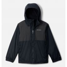 Columbia - Boy's Rainy Trails II Fleece Lined Waterproof Jacket - Black, Black Slub Size S (8 years) Boys