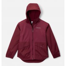 Columbia - Rainy Trails III wasserdichte mit Fleece gefütterte Jacke - Rot - Größe M (10-12 jahre) - Mädchen