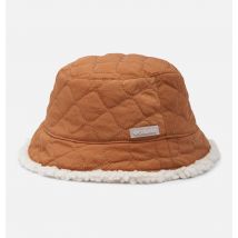 Columbia - Unisex Winter Pass II Reversible Sherpa Quilted Bucket Hat - Camel Brown, Chalk Size S/M Unisex