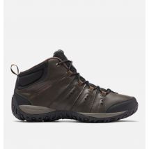 Columbia - Chaussure de Marche Mid en Cuir Imperméable Woodburn III Omni-Heat - Cordovan, Garnet Red - Taille 48 EU - Homme