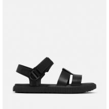 Sorel - Women Ona Ave Ankle Strap Flat Sandal - Black, Black Size 8.5 UK - Women