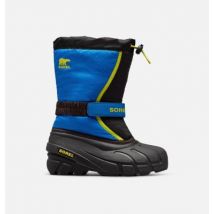 Sorel - Botas De Nieve Youth Flurry Negro y Azul Talla 33 - Niño