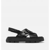 Sorel - Wo REIN CB Crisscross Sandal - Black - Size 36 EU - Women