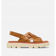 Sorel - Sandale À Brides Entrelacées REIN CB - Jaune - Taille 40.5 EU - Femme