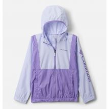 Columbia - Giacca a vento con cappuccio Lily Basin II - Snowdrift, Viola Taglia S (8 anni) - Ragazza