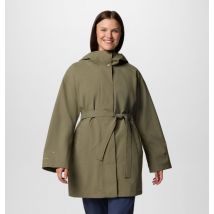 Columbia - Trench Imperméable Here and There III - Vert - Taille S - Femme