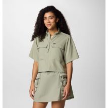 Columbia - Elevated View Utility Short Sleeve Shirt - Safari Size L - Women
