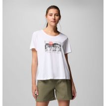 Columbia - T-shirt Graphique à Encolure Dégagée Ruby Springs - Blanc - Taille S - Femme