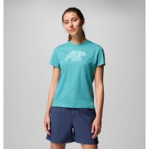 Columbia - Ruby Springs Fitted T-Shirt mit Grafik en - Vert - Größe M - Frau