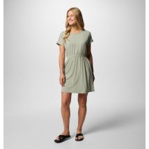 Columbia - Vestido técnico de manga corta Chill River - Verde - Talla XS - Mujer
