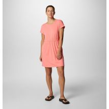 Columbia - Vestido técnico de manga corta Chill River - Rojo - Talla L - Mujer