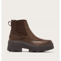 Sorel - Joan Frwd Waterproof Chelsea Boots - Tobacco, Blackened Brown - Size 6.5 UK - Women