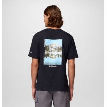 Columbia - Columbia Hike Society T-Shirt für Unisex - Black Größe M - Black Größe M