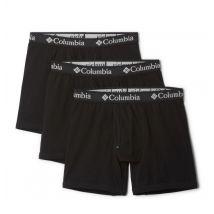 Columbia - Baumwoll-Stretch-Boxershorts für Männer (3er Pack) - Schwarz Größe XL