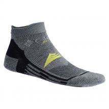 Columbia - Optical Lines Running Low-Cut Lightweight Sock - Charcoal Size S - Unisex