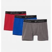 Columbia - Boxer Tri Blend - Conf. da 3 - Rosso Taglia XL - Uomo