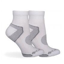 Columbia - Balance Point Quarter Socken – 2er Pack en - Weiß - Größe O/S - Frau