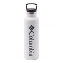 Columbia - Botella con doble pared aislada al vacío y tapón de rosca - 0,6 l - Blanco Talla O/S - Unisexo