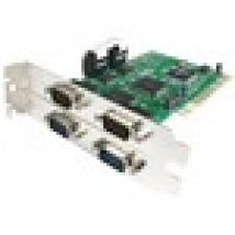 StarTech.com 4 Port PCI RS232 Serial Adapter Card with 16550 UART - 4 x 9-pin DB-9 Male RS-232 Serial PCI