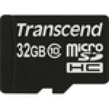 Transcend 32 GB microSDHC - Class 10 - 20 MB/s Read - 17 MB/s Write - 1 Card