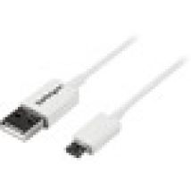 StarTech.com 0.5m White Micro USB Cable - A to Micro B, 1x Type A Male USB, 1x Type B Male Micro USB
