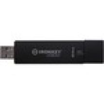 IronKey D300 64 GB USB 3.0 Flash Drive - Black - 1/Pack - 256-bit AES