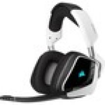 Corsair VOID RGB ELITE Wireless Over-the-head Stereo Gaming Headset - White - Binaural - Circumaural - 1219.2 cm - 32 Ohm - 20 Hz to 30 kHz - Omni-directional Microp