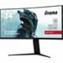 iiyama G-MASTER Red Eagle GCB3480WQSU-B1 34" Class UWQHD Curved Screen Gaming LED Monitor - 21:9 - Matte Black