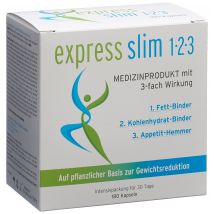 express slim 1-2-3 caps avec triple action