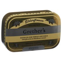 Grethers Elderflower Pastillen ohne Zucker