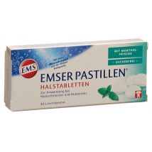 EMSER PASTILLEN pastilles sans sucre avec fraîcheur menthol