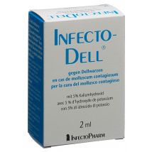 Infectodell bei Dellwarzen Lösung