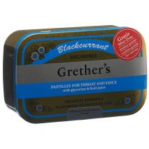 Grethers Blackcurrant Pastillen ohne Zucker