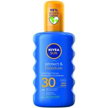 NIVEA Sun Protect & Moisture Pflegendes Sonnenspray LSF 30