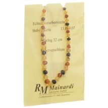 R. Mainardi Edelsteine Natu Benstein 32cm fabig Silbeveschluss Bensteinkette