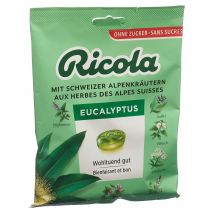 Ricola Kräuterbonbons Eucalyptus ohne Zucker mit Stevia
