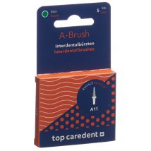 top caredent A11 IDBH-GK Interdentalbürste grün konisch >1.1mm