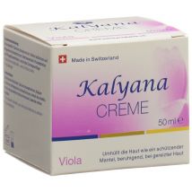 Kalyana 14 Creme mit Viola