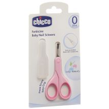 Chicco Babyschere mit Schutzkappe rosa