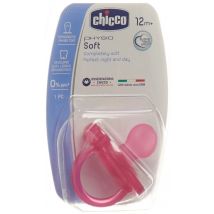 Chicco Physiologischer Beruhigungssauger GOMMOTTO PINK Silikon maxi 16-36m DE/FR