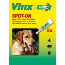 Vinx Bio Spot On Tropfen mit Neem Hund