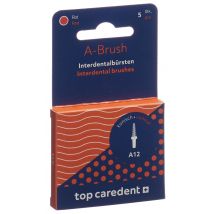 top caredent A12 IDBH-RK Interdentalbürste rot konisch >1.6mm