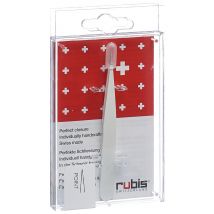 rubis Pinzette spitz weiss Inox