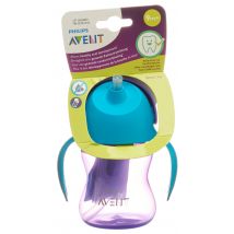 Philips Avent Strohhalm-Becher 200ml Girl lila