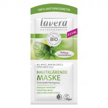 lavera Hautklärende Maske Minze bye bye Unreinheiten 2 x 5 ml