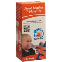 AeroChamber PLUS Flow-Vu mit Maske (0-18 Monate) orange
