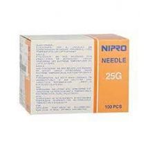 Nipro Einmalkanülen 0.5x16mm 25Gx5/8" orange