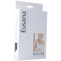 Eusana chauffe-genou double tricot S ivoire