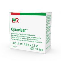 Opraclean Mullbinde zur Tamponade mit Jodoform 1cmx5m