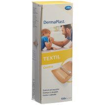 DermaPlast TEXTIL Centro 4cmx6cm hautfarbig